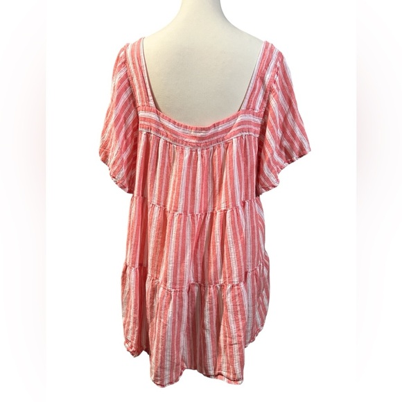 Terra & Sky Red and White Striped Top - Picture 4 of 6